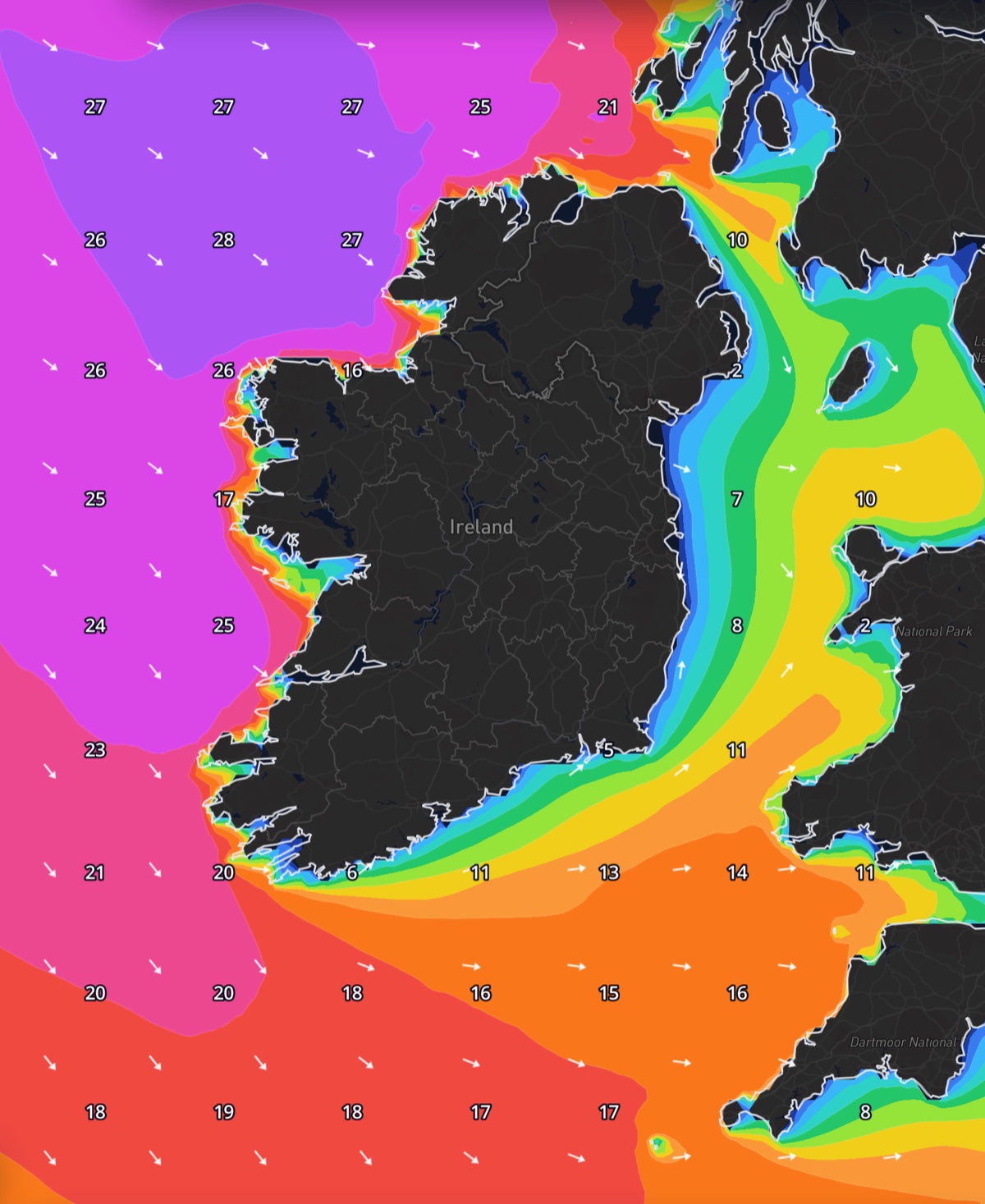 NOVA nearshore forecast visualization